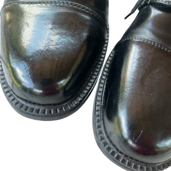 Robert David Classic Black Men's Taylor Dress Shoes Men’s size 10 M - Picture 6 of 10